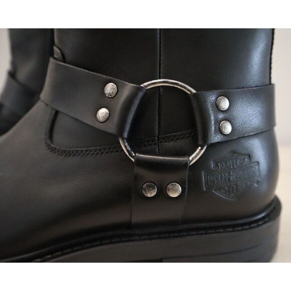 Harley-Davidson D96284 Men's Sz 7.5M Black Durland 6.5" Motorcycle Boots $170 - Picture 7 of 11